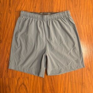 Free Fly Apparel Athletic Shorts Mens Medium Blue Drawstring Waistband Unlined